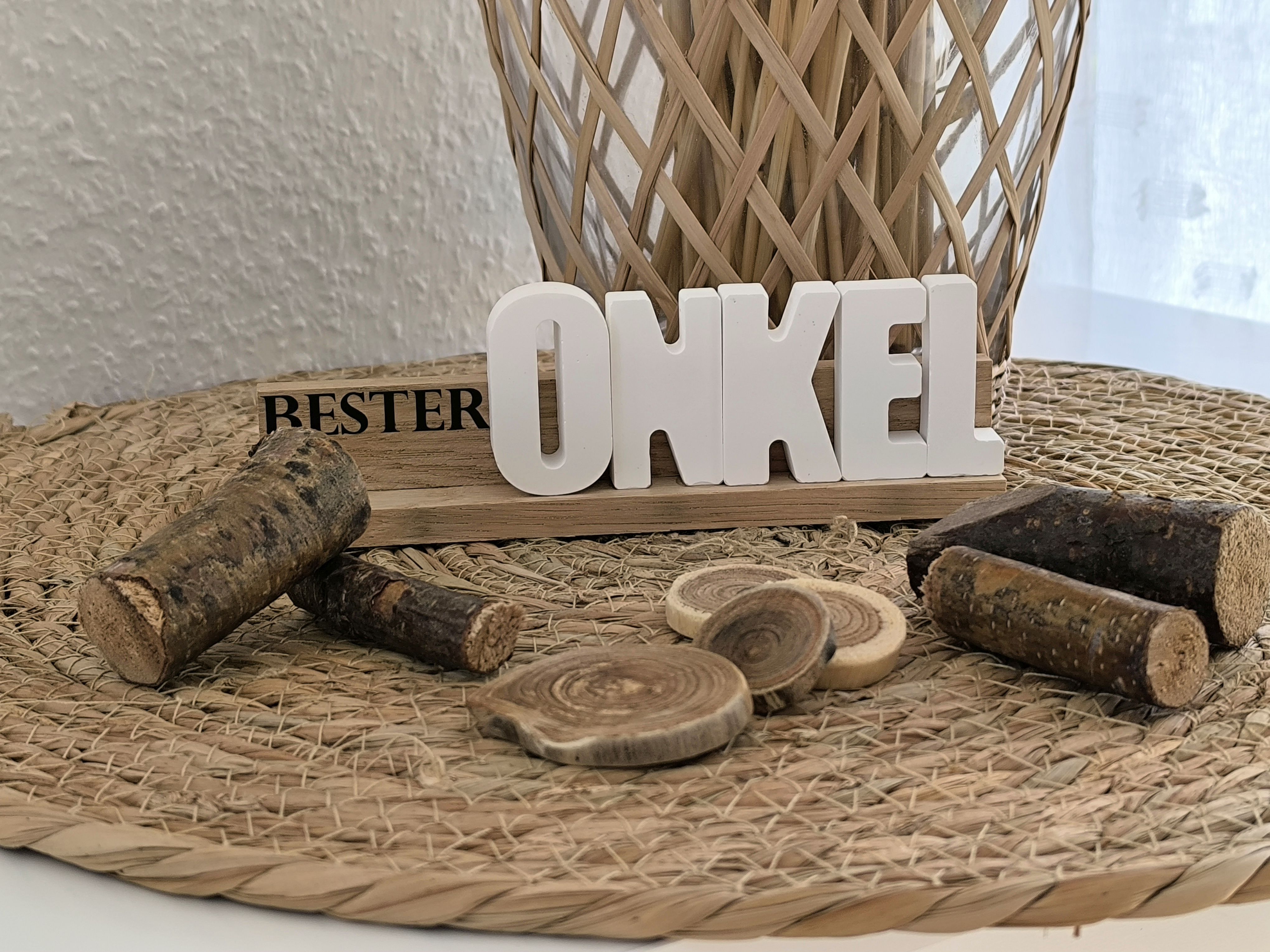 Aufsteller Beste Tante / Bester Onkel