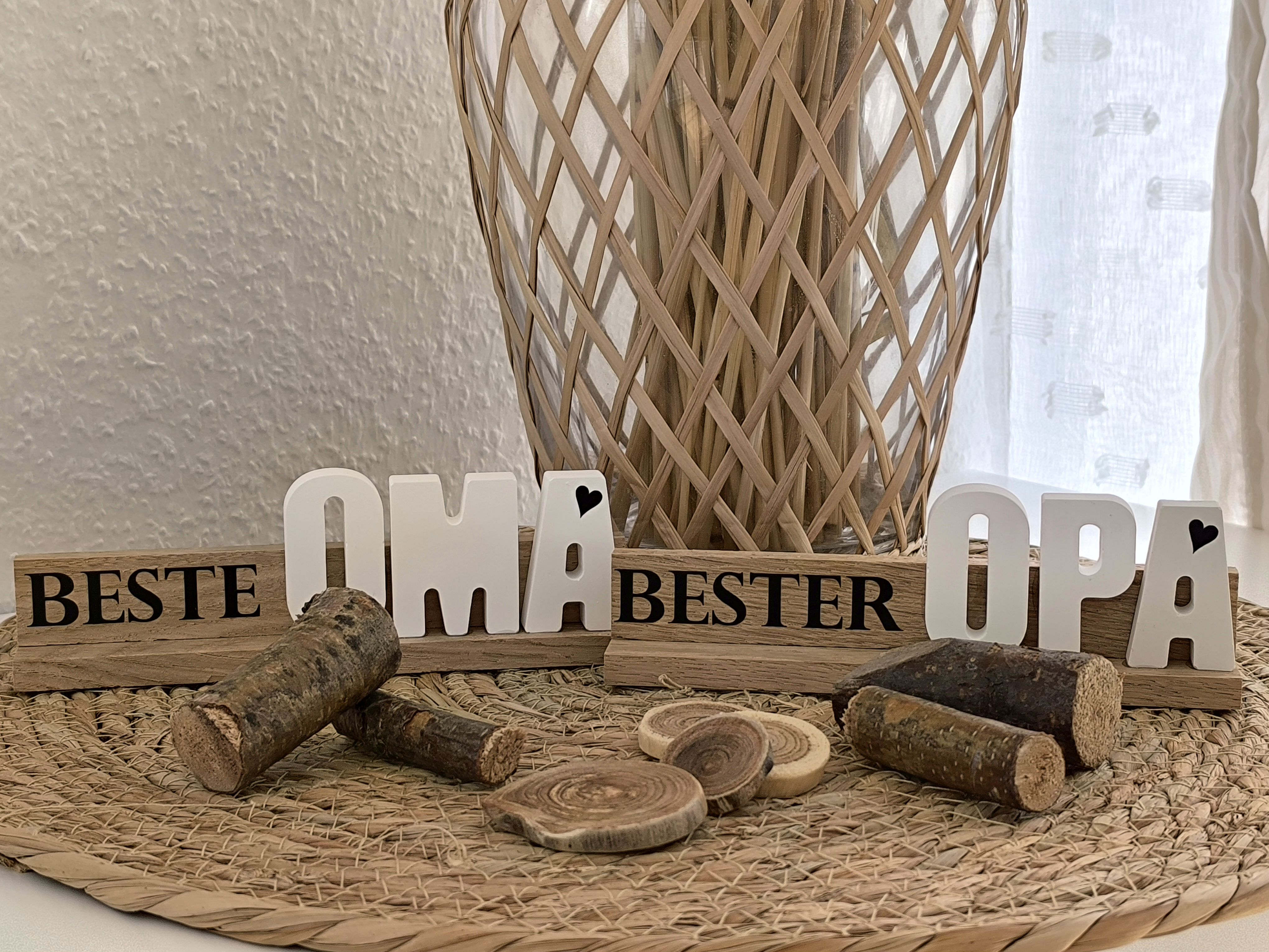 Aufsteller Beste Oma Bester Opa Weltbeste Mama Weltbester Papa